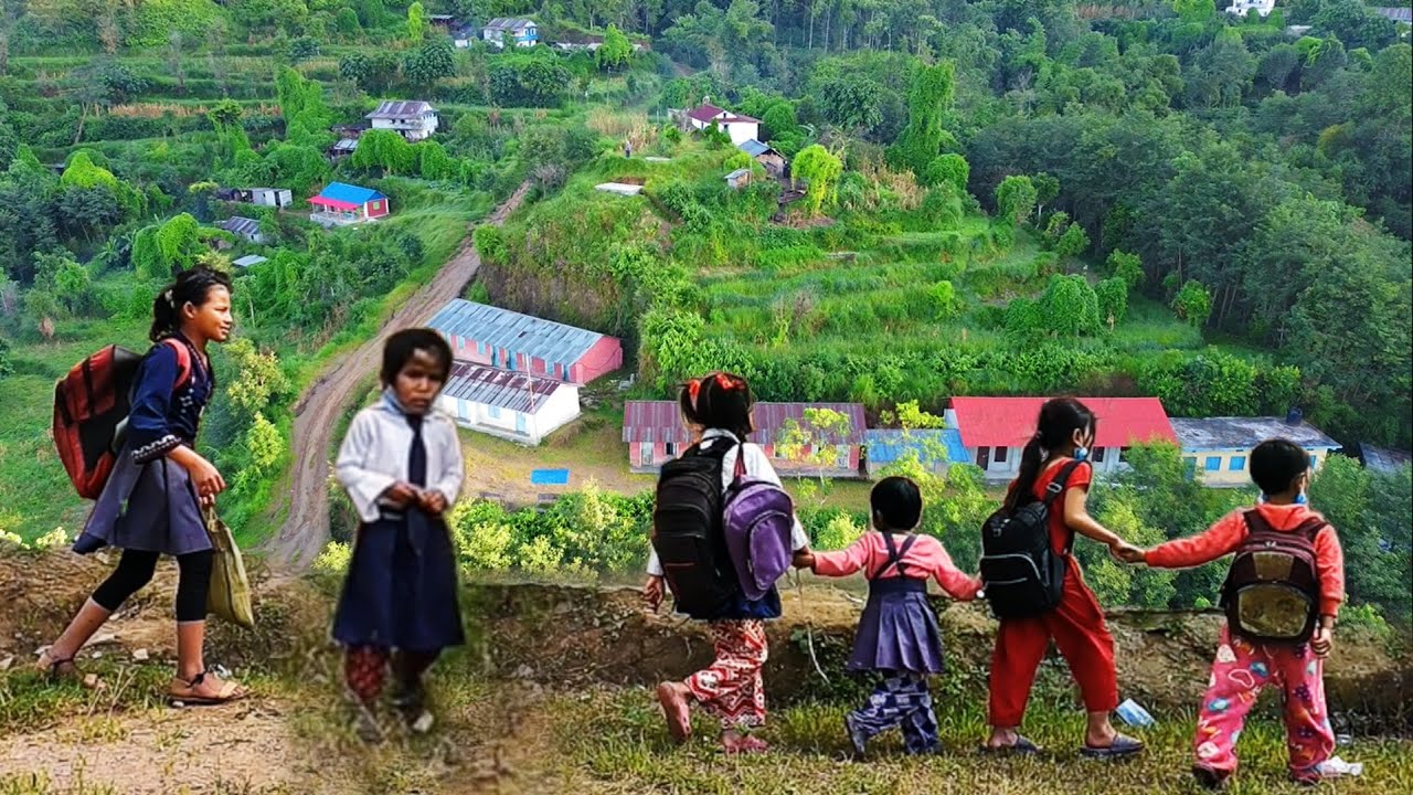 Nepali Village School | Education System in Village | BijayaLimbu