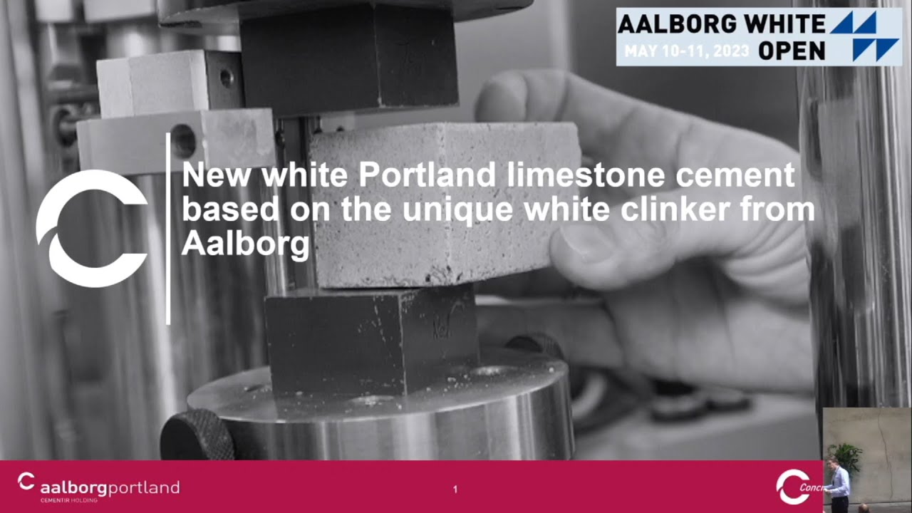 D-Carb lower carbon white cement  | Unique White Clinker from Aalborg Portland plant