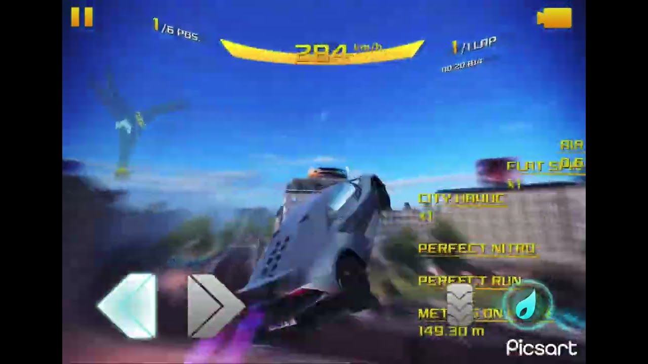 Asphalt 8 lol moments (2) impossible funny stunt!!!