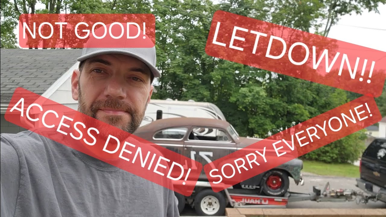 (25) WILL WE RACE AGAIN?  trying to do another local race but hitting some road blocks! IM LET DOWN!