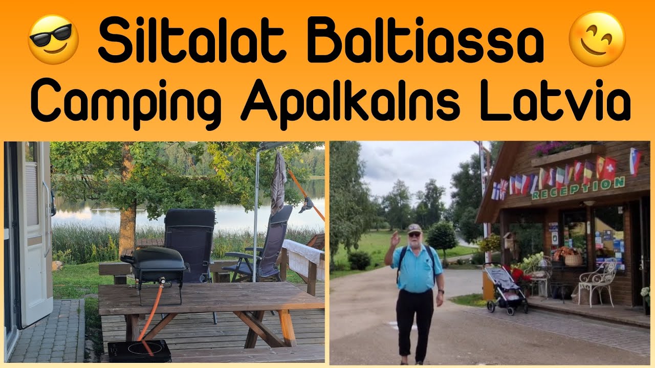 Yksi suosikkimme hyvän mielen alue camping Apalkalns Latvia