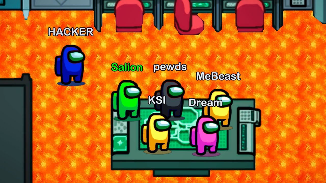 AMONG US, but FLOOR is LAVA *MOD*