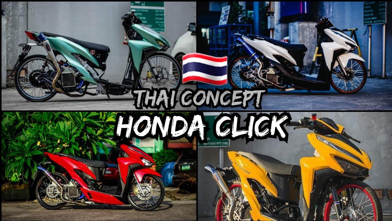 HONDA CLICK STREET BIKE CONCEPT | COMPILATION