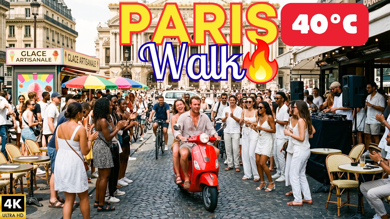 Paris Under 40&deg;C Heat 🔥 First Day of Summer and F&ecirc;te de la Musique