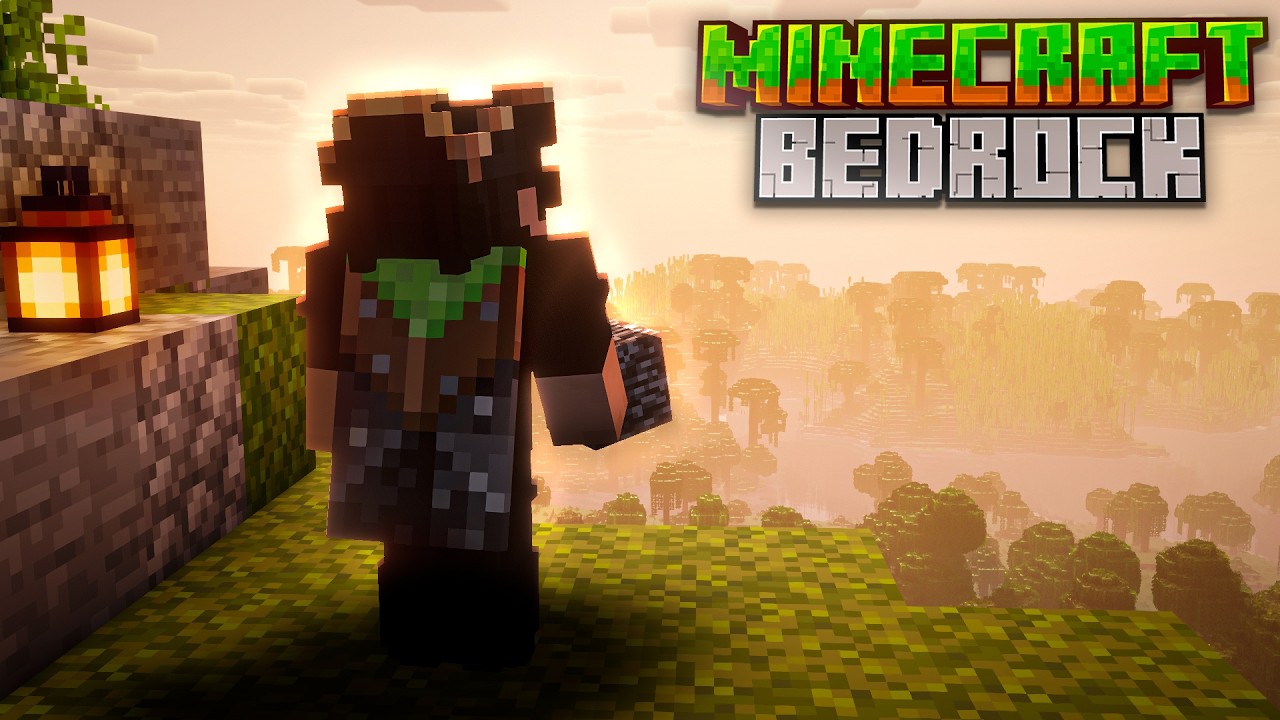 ZERANDO O MINECRAFT BEDROCK PELA PRIMEIRA VEZ!!