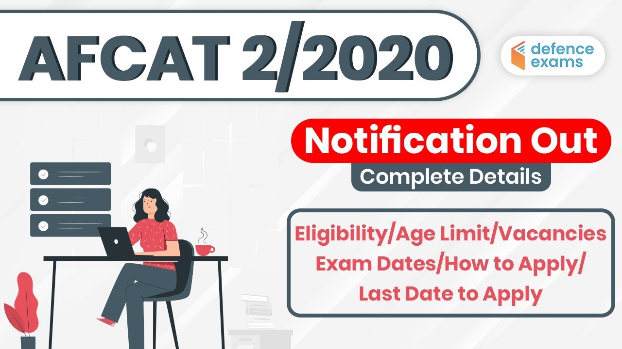 AFCAT 2/2020 Notification Out | Eligibility, Age, Exam Dates, How to Apply, Syllabus | 🔴 LIVE 3 PM