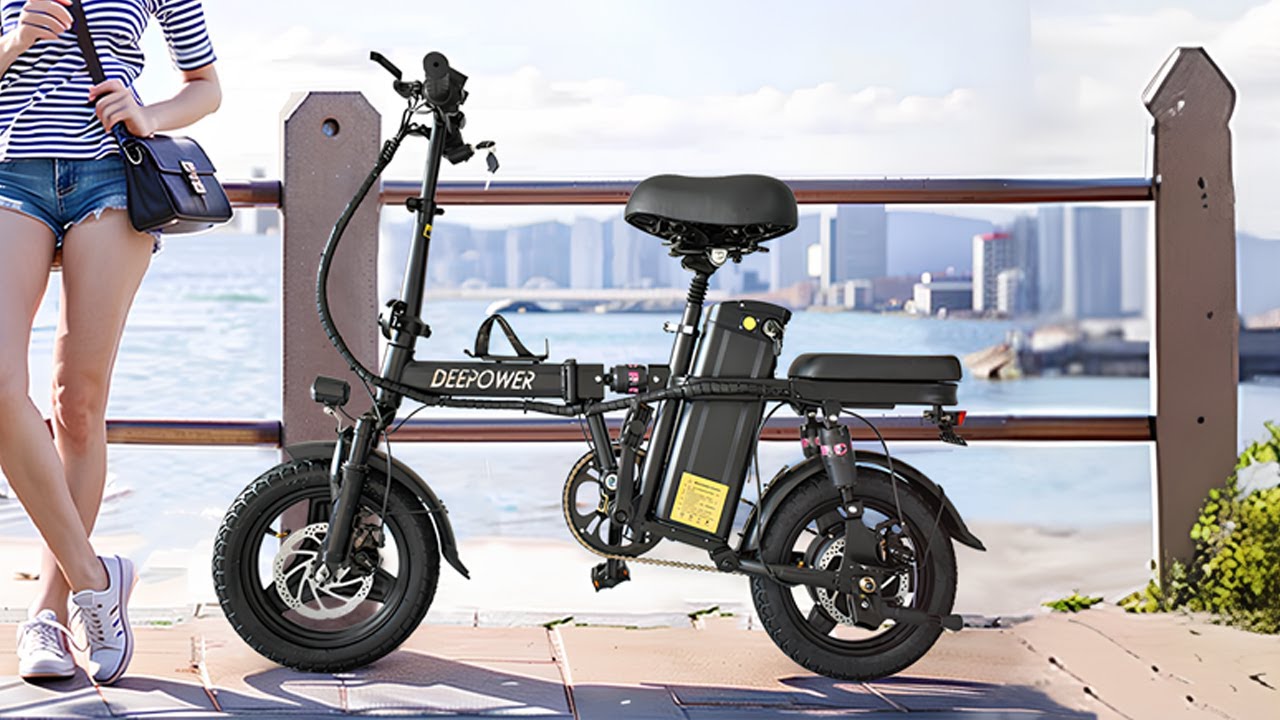 Deepower RS6 Electric Bike 400W Motor 48V 35AH Battery 14 inch City Commuting Electric Bike