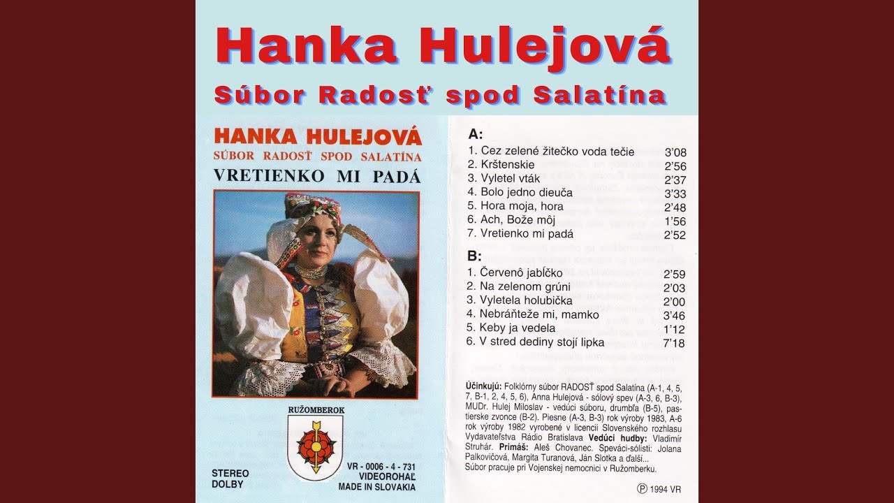Červenô jabĺčko (Ľudová pieseň pri husliach) - Ľudová pieseň pri husliach