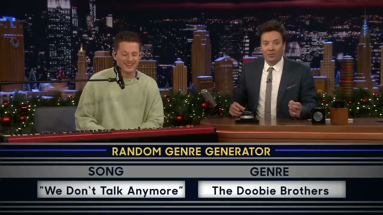 We don't talk any more in a Doobie brothers style