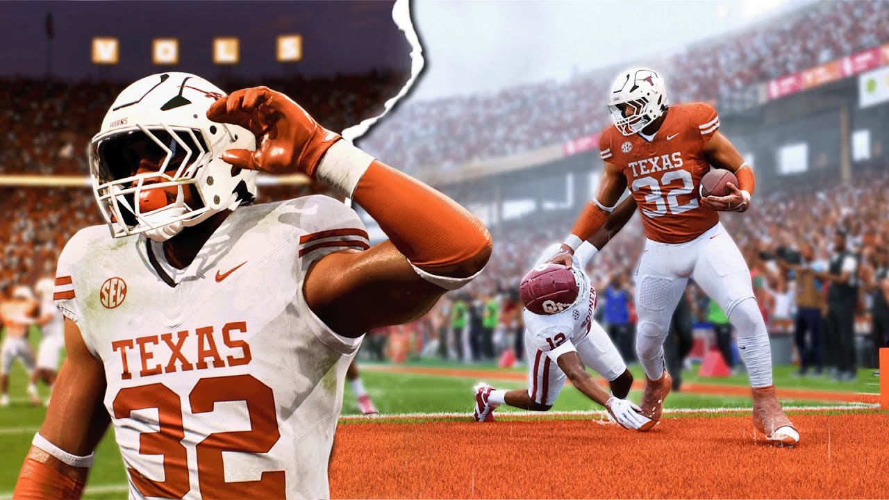 Техасский RB приносит ЧИСТОЕ НАСИЛИЕ в разборках на Ред-Ривер! | CFB26 | RTG RB