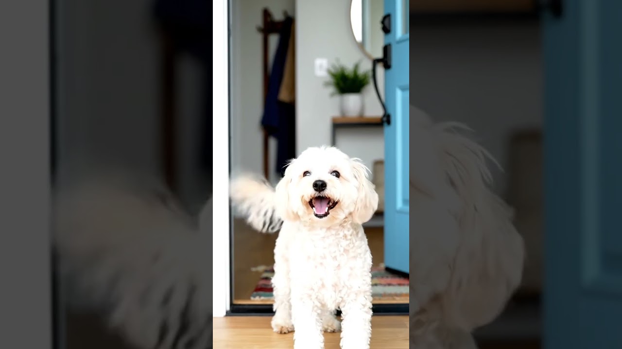 Maltipoo Loses Its Mind After Seeing Its Owner! 🐾 Heart-Melting Welcome Home (Pure HappinessWarning)