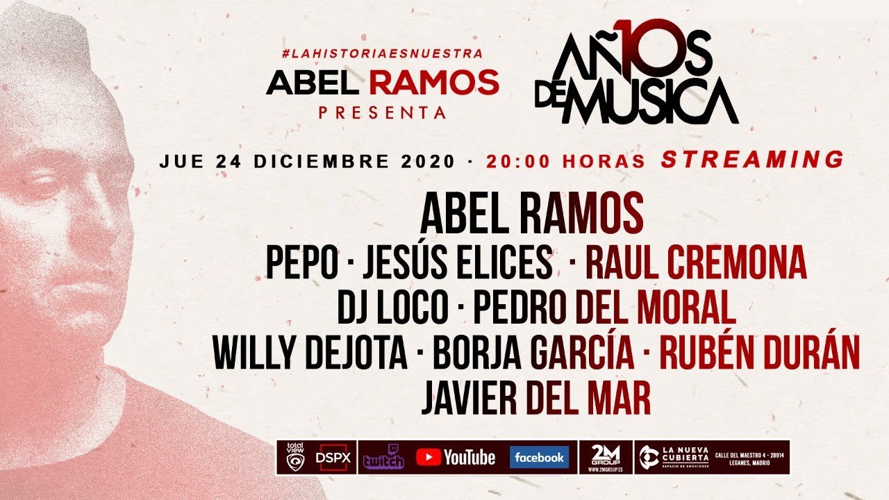 10 Años de Música by ABEL RAMOS Nochebuena GRATIS en LA CUBIERTA DE LEGANÉS