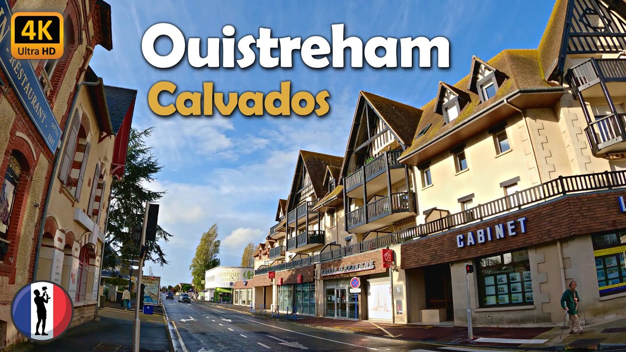 🇫🇷  Discovering OUISTREHAM RIVA-BELLA, France🚶‍♂️Stroll Through Normandy's Charm in 4K/60fps