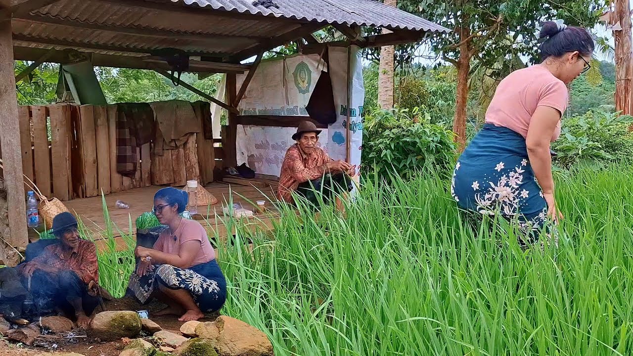 HIDUP DI DESA, BAWA CEMILAN SEADANYA, MESKIPUN PENUH KESEDERHANAAN TP BEGITU TERASA KEBERSAMAAN NYA