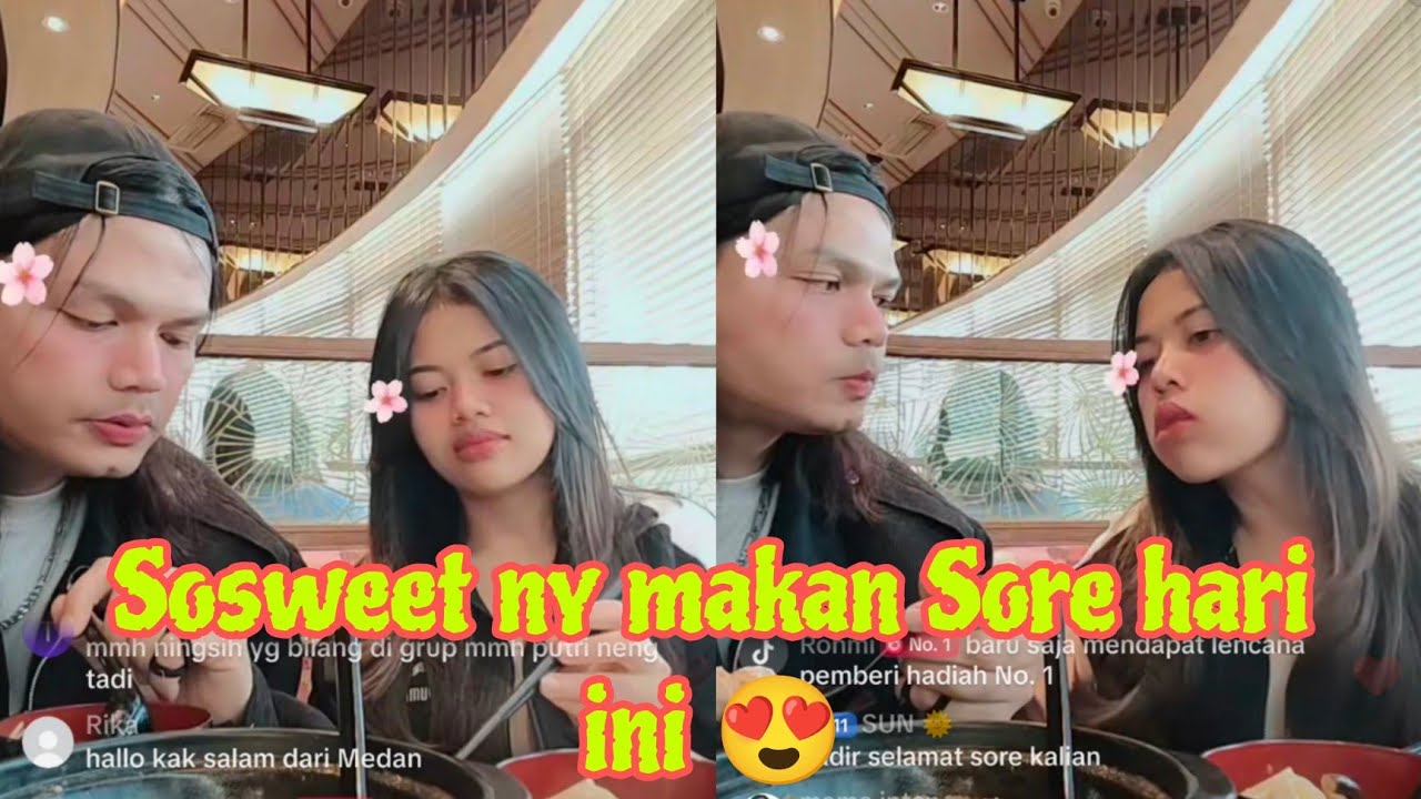 Part 1 Sosweet ny Wulan dan fandri lagi makan bersama sore hari ini
