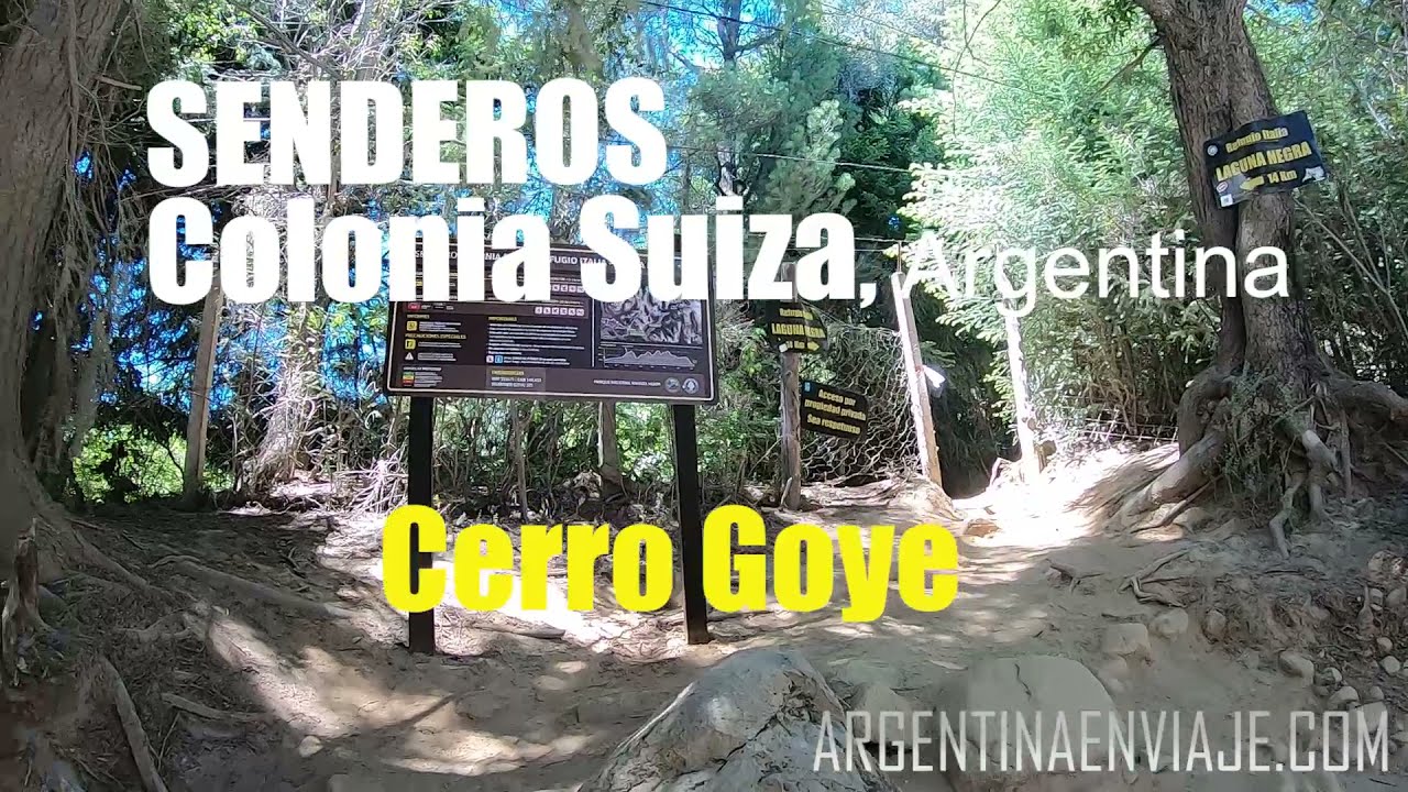 BARILOCHE Sendero que recorre el Cerro Goye en Colonia Suiza