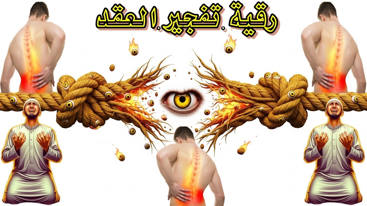 تفجير العقد فك العقد علاج العقد رقية العقد تطهير الجسد شفاء الجسد علاج السحر رقية شرعية آيات الشفاء