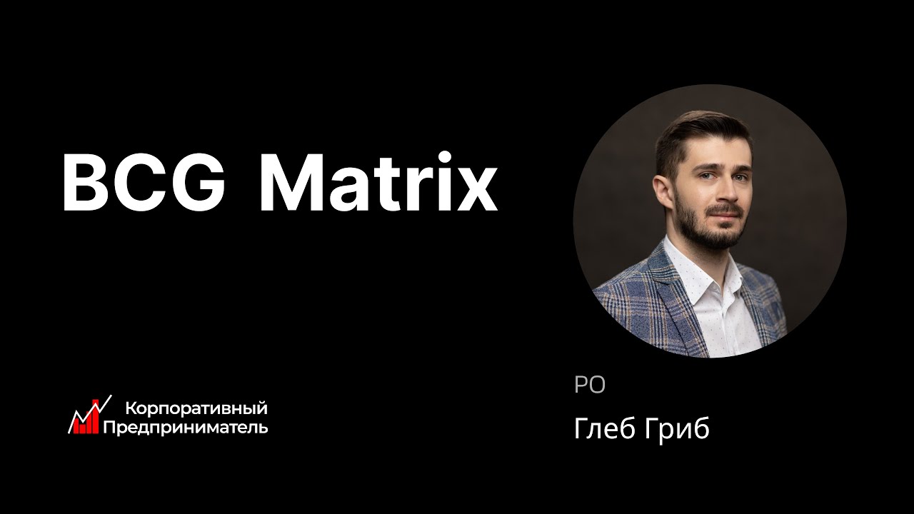 Матрица BCG. Фреймворк продакта. Доклад Глеба Гриба. Корпоративный предприниматель