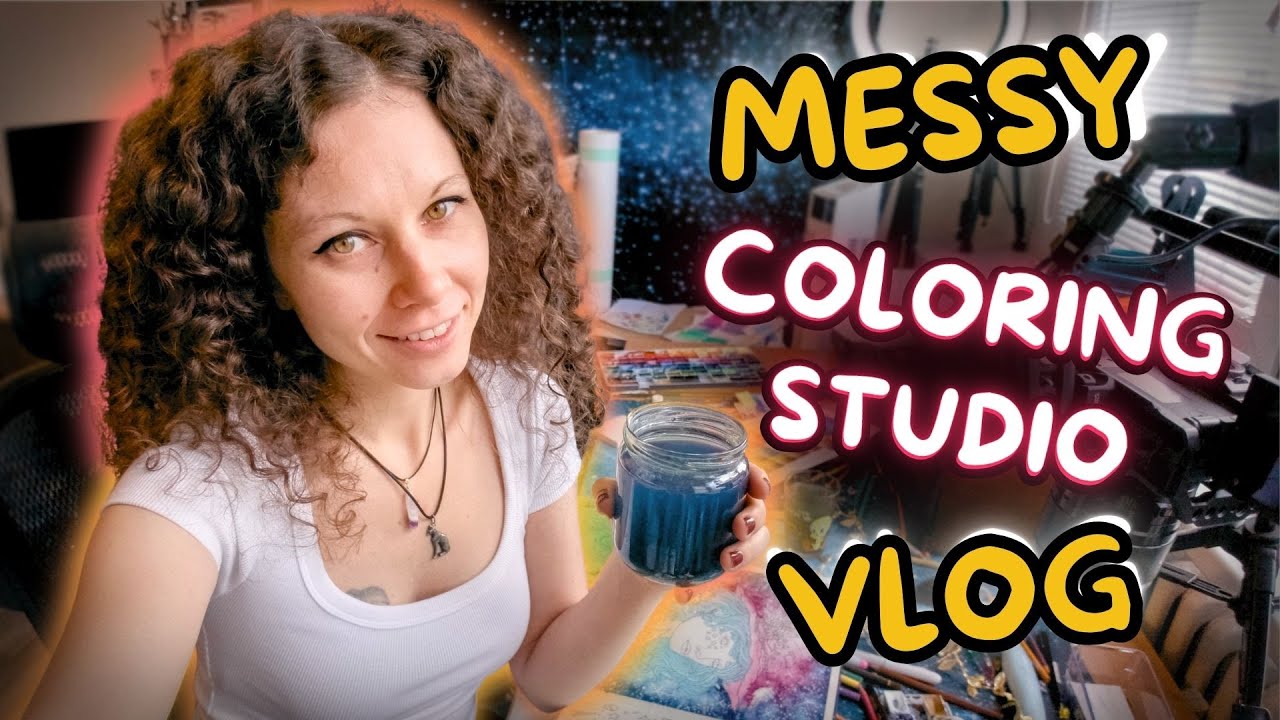 Видеоблог студии Messy Art & Coloring Studio | Раскрашиваю по-своему