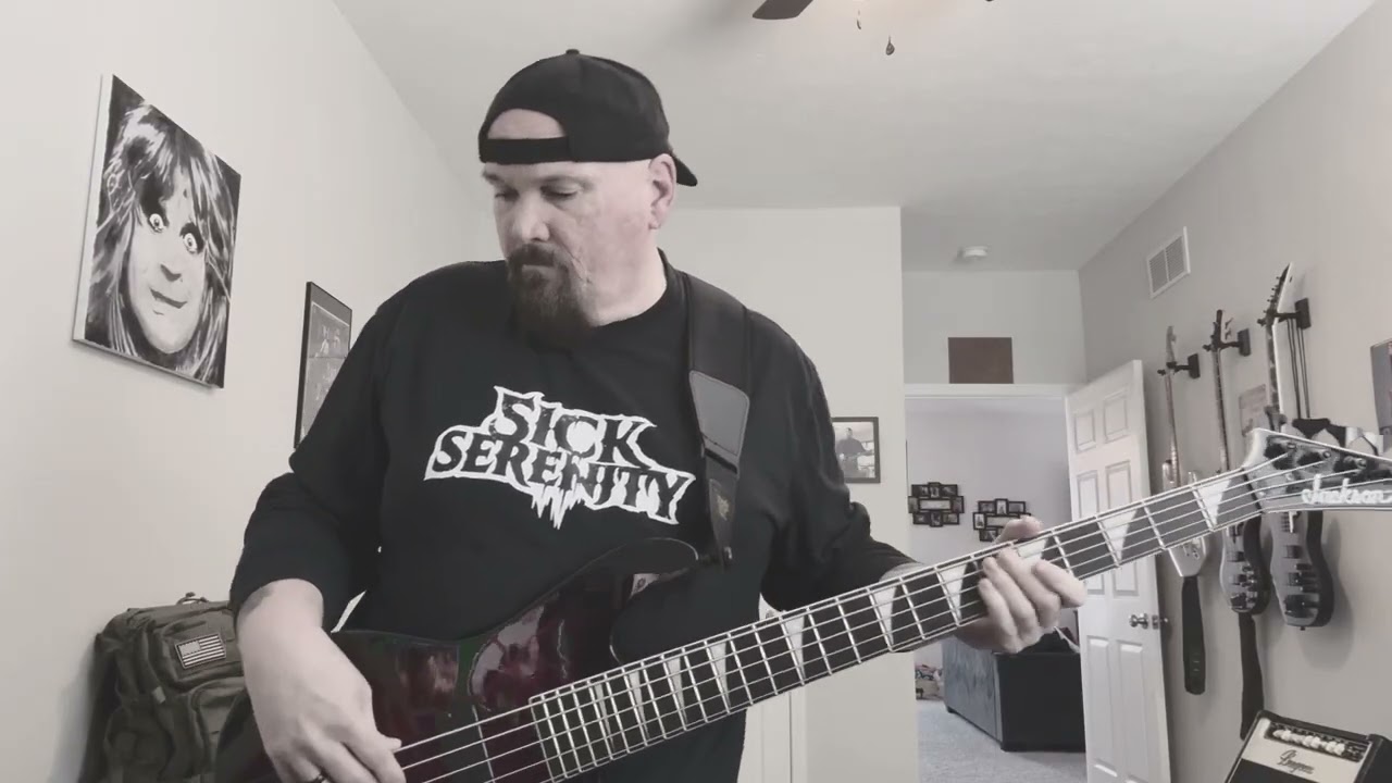 Fell on Black Days - Sound Garden bass cover. 