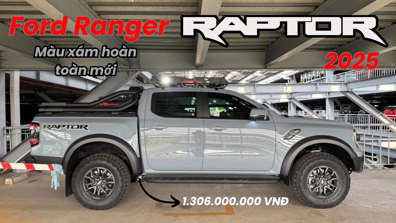 Đánh Giá Chi Tiết FORD RANGER RAPTOR 2025 Màu Xám Mới | Siêu Bán Tải Chưa Bao Giờ Hết Hot