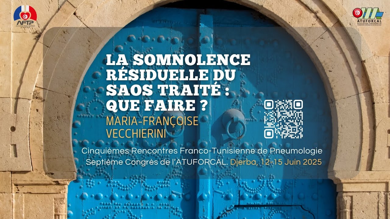 La somnolence résiduelle du SAOS traité : que faire ? Marie Françoise VECCHIERINI