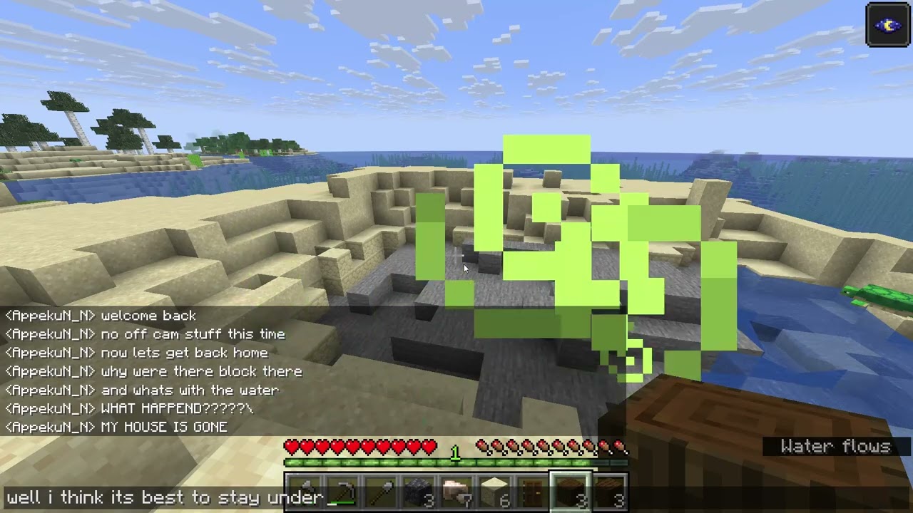 Minecraft Survival EP 3. WHAT HAPPENED TO MY HOUSE??