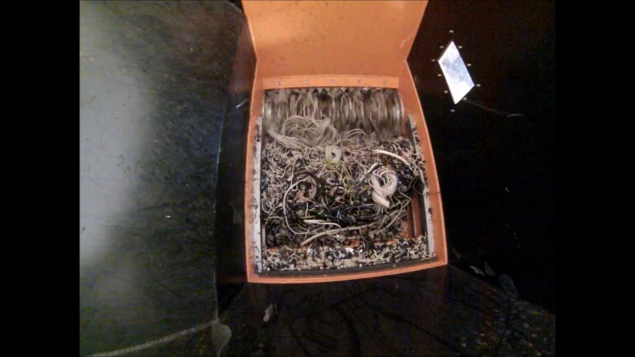 MŁYN WAŁOWY L-600 ZŁOMIARZE.PL STRZĘPIARKA , SHREDDER , RECYKLING KABLI