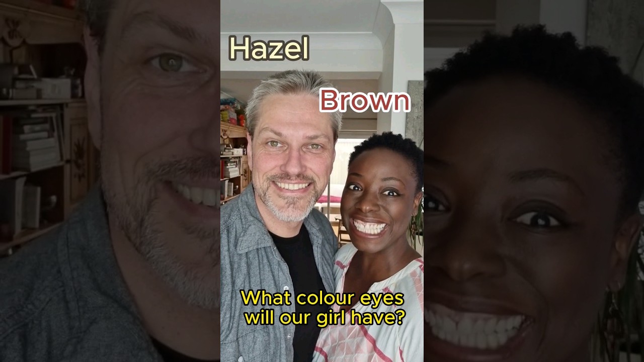 Whose Eye Colour Wins? 🤎💛🧡 #shorts #family