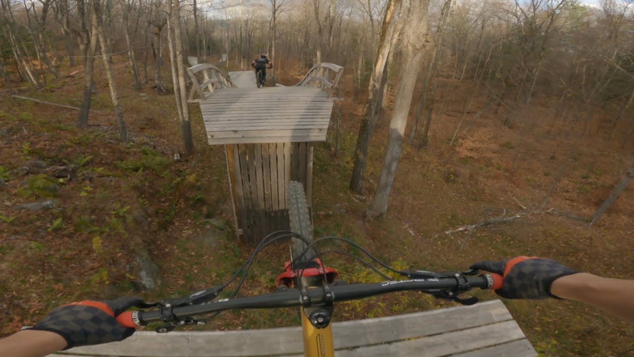 Fort Hill Pro Line at Thunder Mountain Bike Park MA | Biggest Jumps on the East Coast