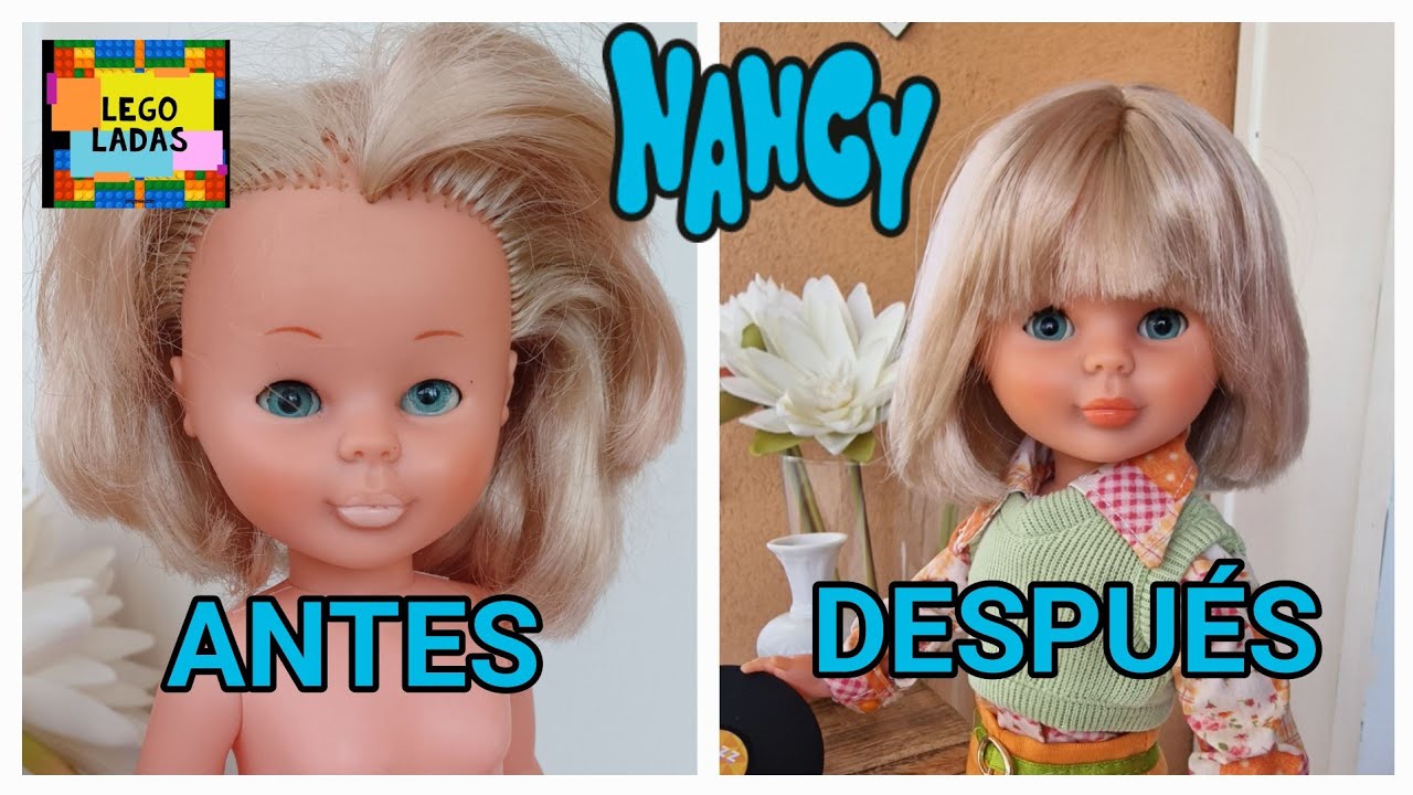 Nancy vintage restauración DIY antes y después, paso a paso.