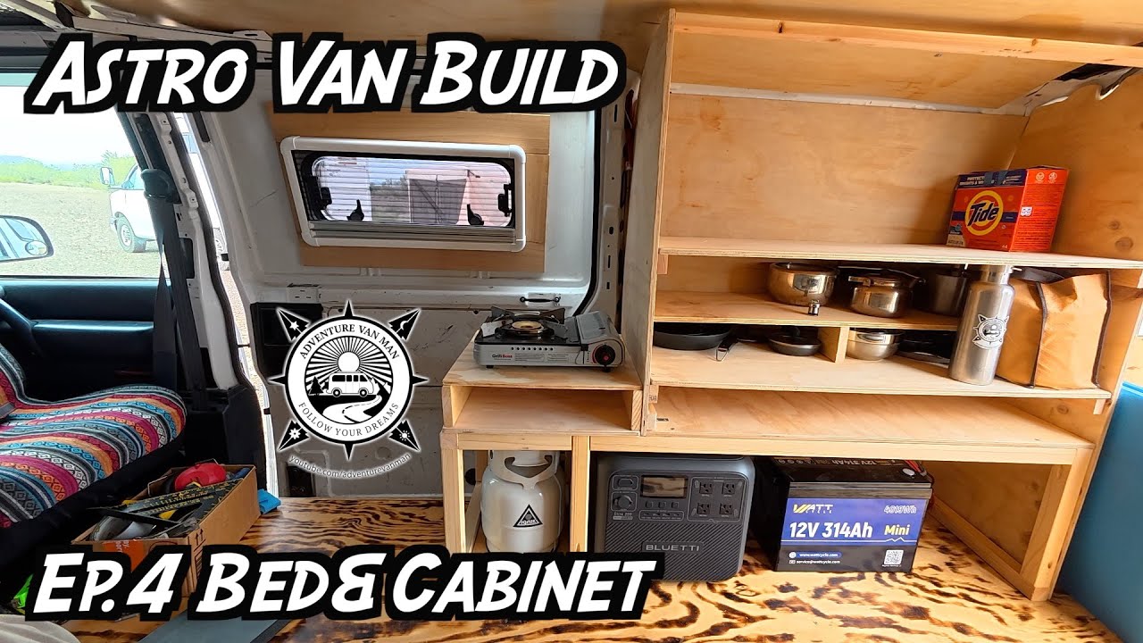 Astro Van Build Ep4 Bed&Cabinet