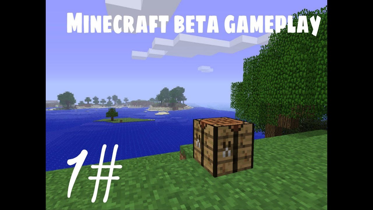 Minecraft beta 1.7.3 Gameplay #1 Cozy scary time in the mine in search of Diamonds