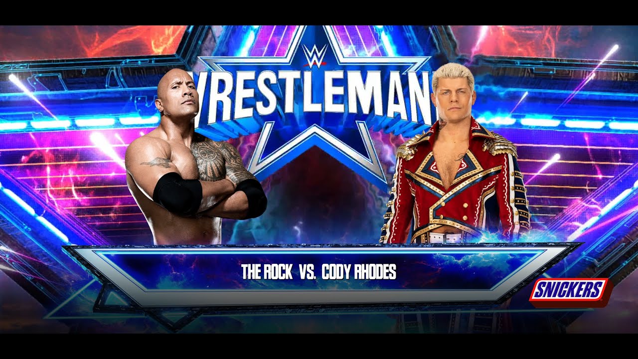 WWE 2K 23 ( 4K UHD ) Dream Match The Rock vs. Cody Rhodes