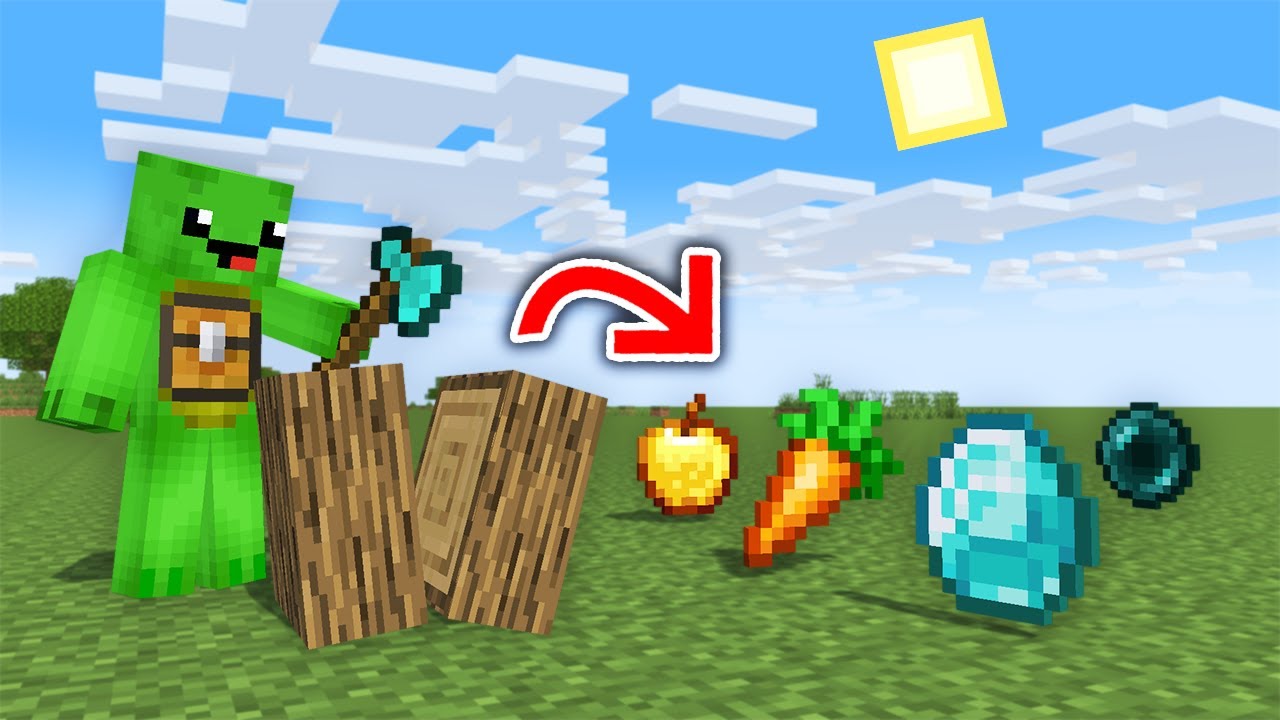 Minecraft dar daca sparg Blockuri = Iteme Random