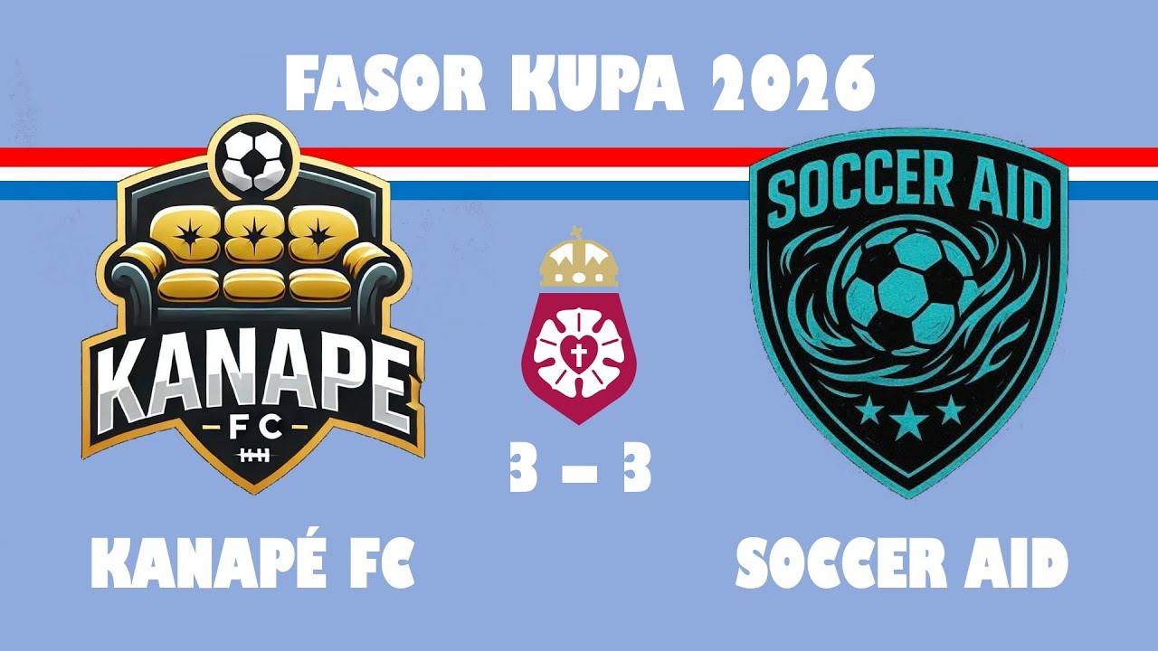 Kanapé FC - Soccer AID (3-3)