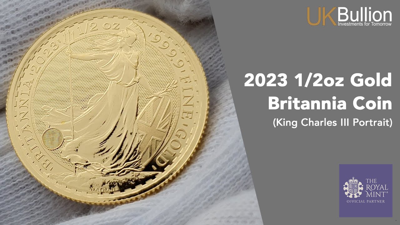 2023 1/2oz Gold Britannia Coin (King Charles III Portrait)