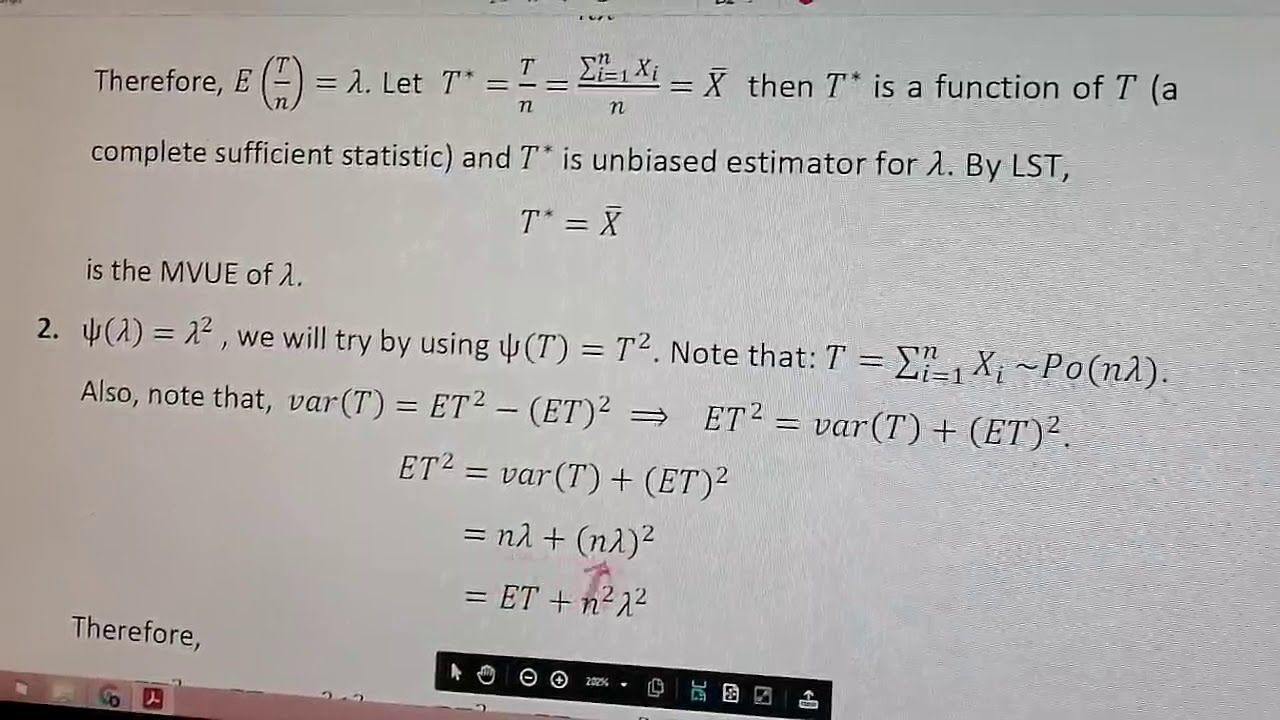 STAT 631   Lec 21 and 22 - MVUE Examples