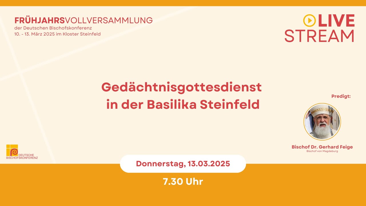 Gedächtnisgottesdienst zur Frühjahrs-Vollversammlung 2025 in der Basilika Steinfeld