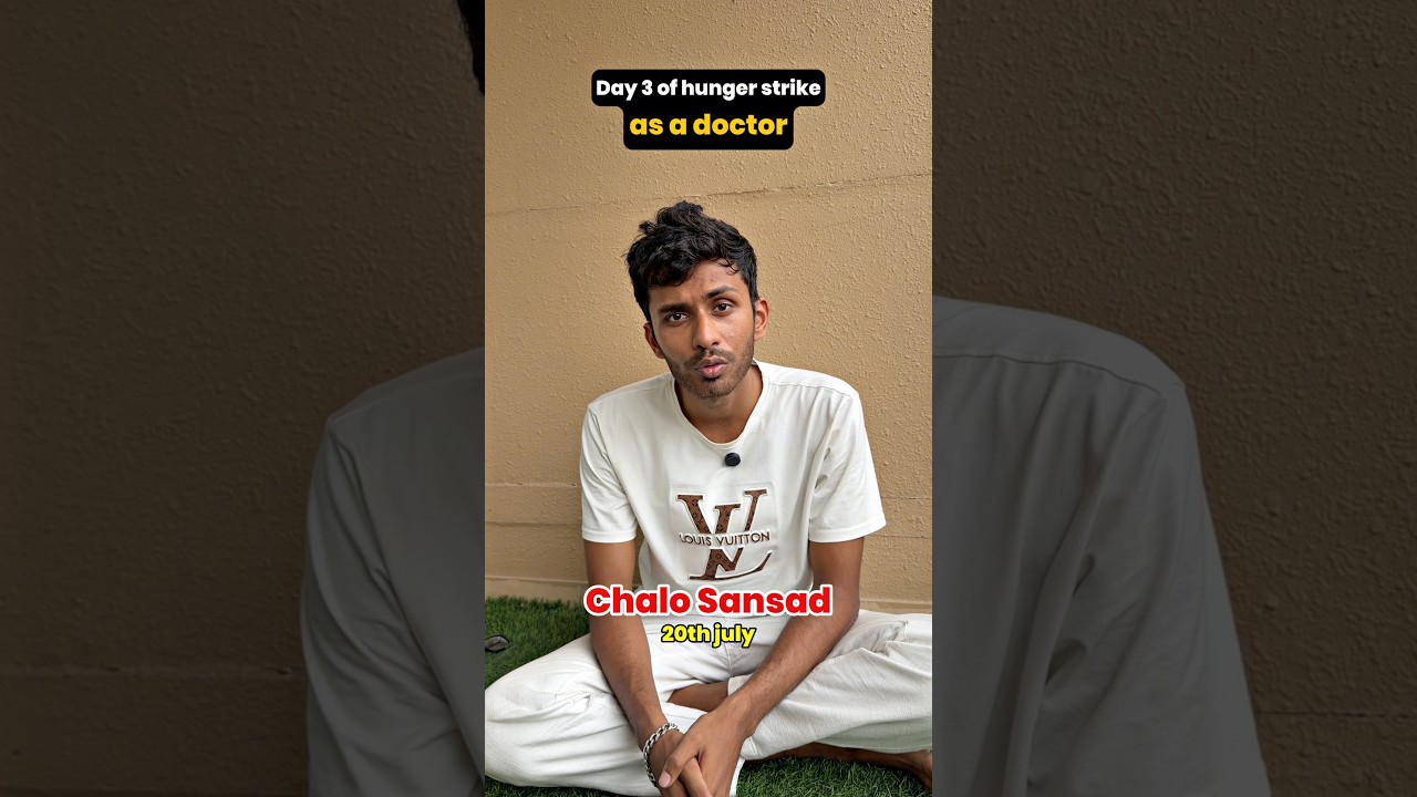Day 3 of hunger strike as a doctor ✊🏻