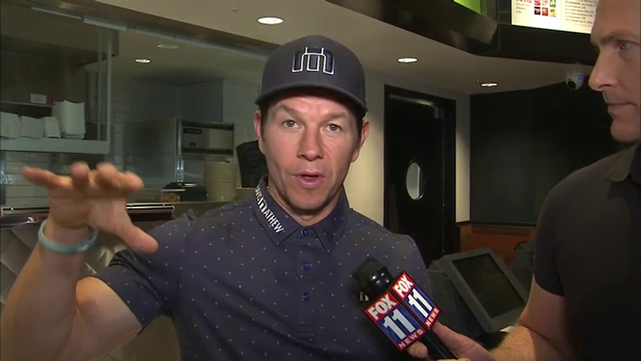 Mark Wahlberg discusses new restaurant 'Wahlburgers' in West Hollywood