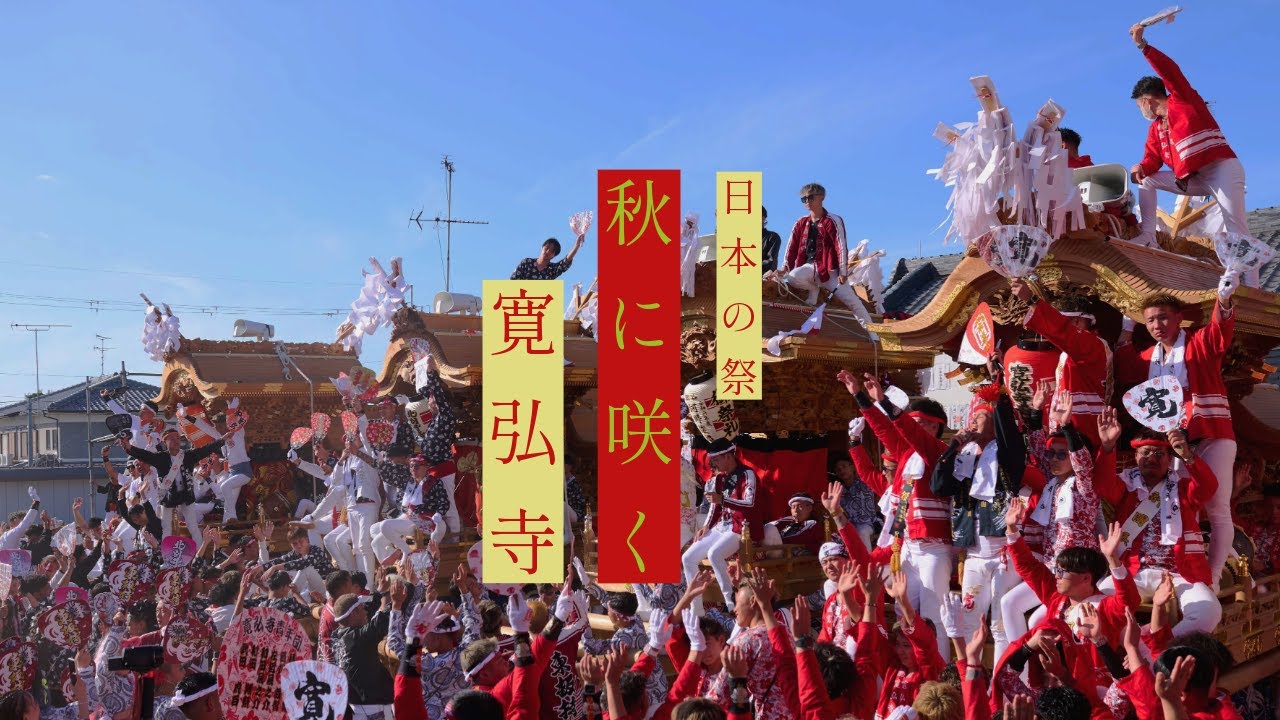 【日本の祭秋に咲く】2024寛弘寺「地車祭禮」完全密着！｜河南町寛弘寺×奏｜