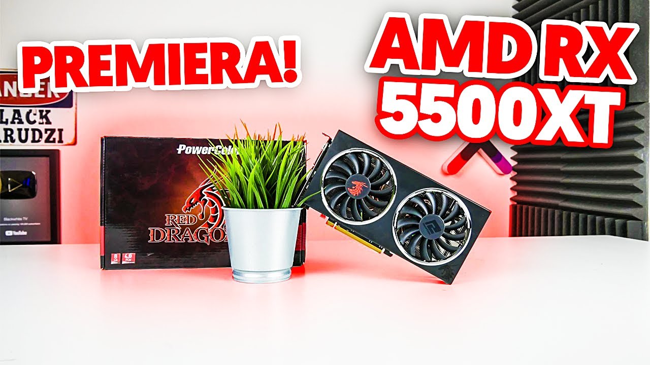 TEST RADEON  RX 5500 XT 8 GB  / PREMIERA / Wydajniejszy od  GTX 1660 ?