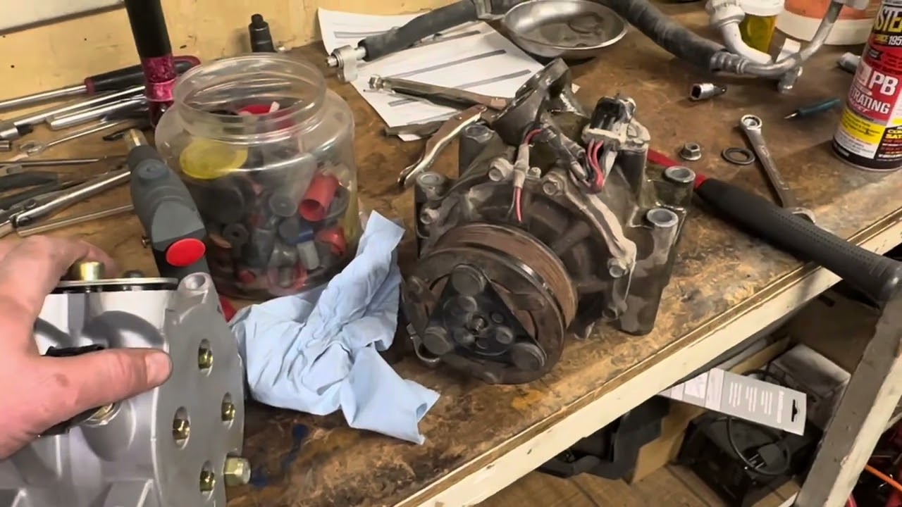 Remove & Replace AC Compressor, Accumulator, and Orifice Valve 02 Envoy/Trailblazer Part 2-EP197