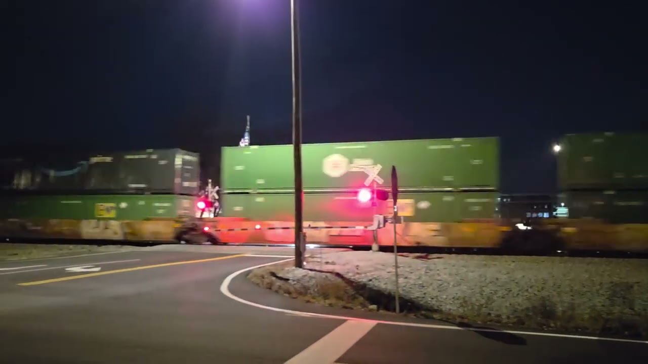 Night time Intermodal in Collegedale 