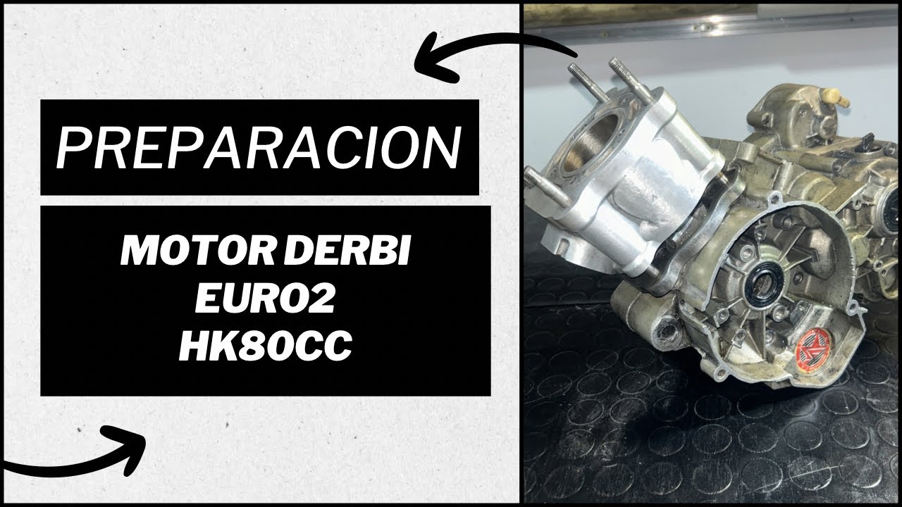 Preparacion motor derbi euro 2 HK 80cc
