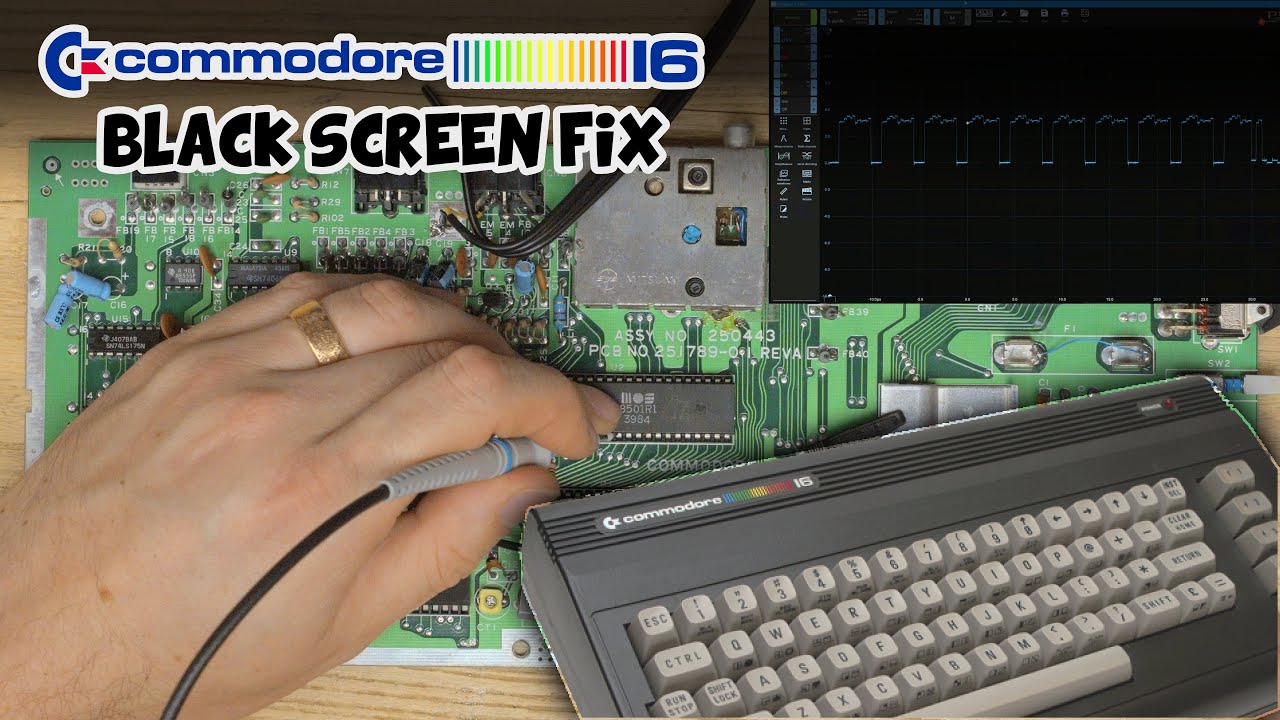 Хотите вместе со мной починить Commodore 16, если он чёрный? RetroSix Repairs