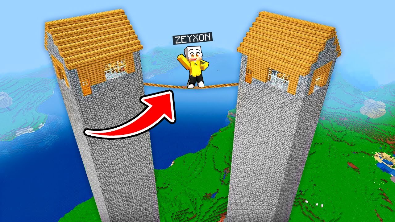 Questa CORDA È IMPOSSIBILE da ATTRAVERSARE in MINECRAFT!