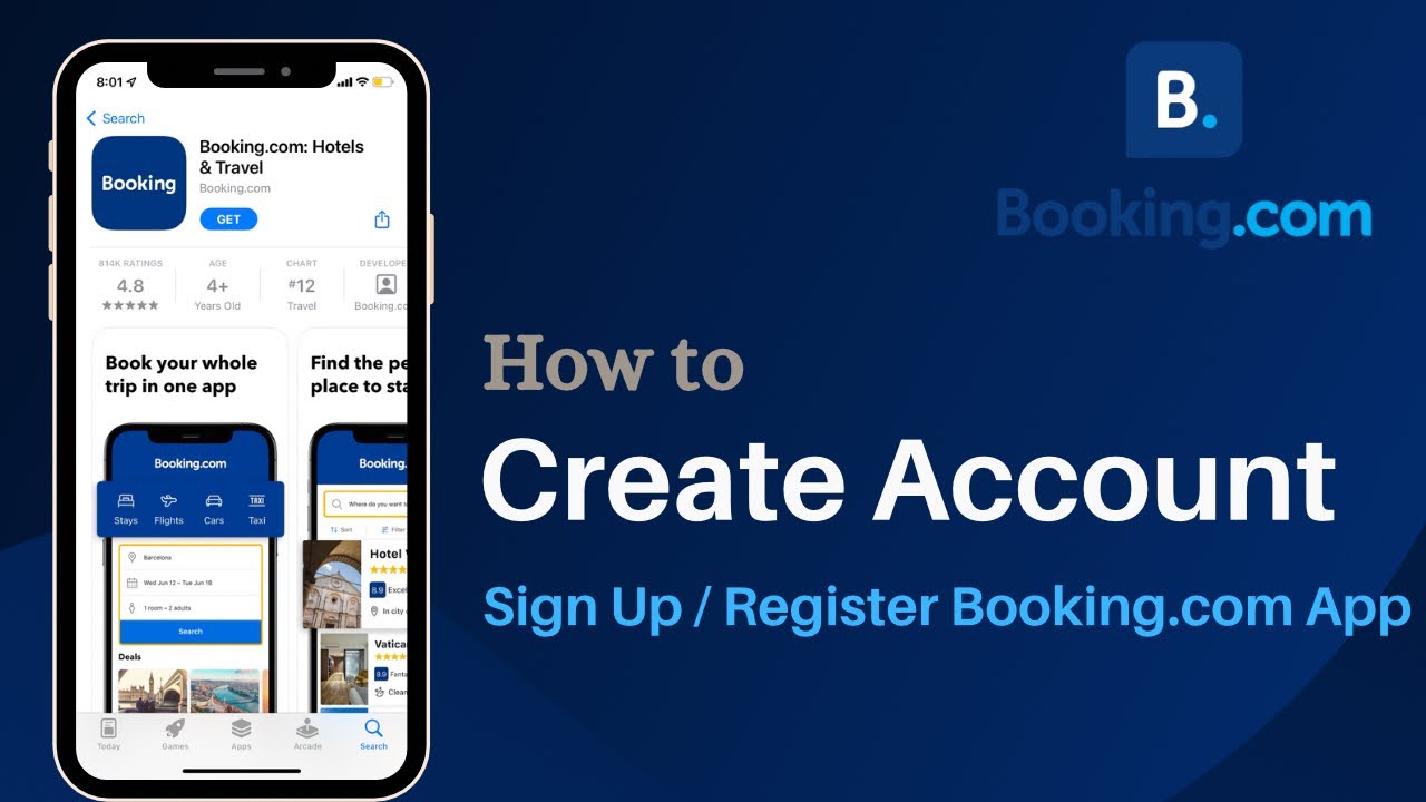 How to Create an Account on Booking.com