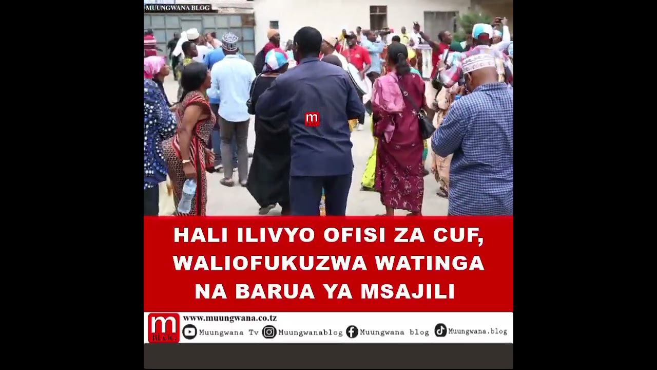 WALIOFUKUZWA WATINGA OFISI ZA CUF NA BARUA YA MSAJILI 